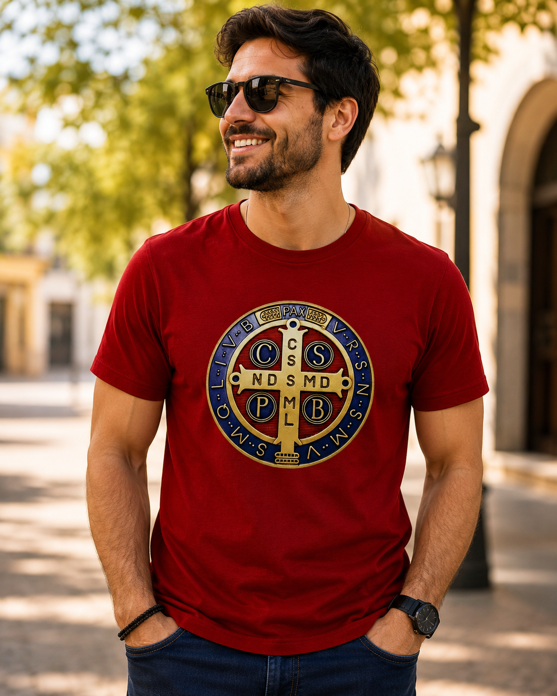 Camiseta Medalha Camisa de São Bento