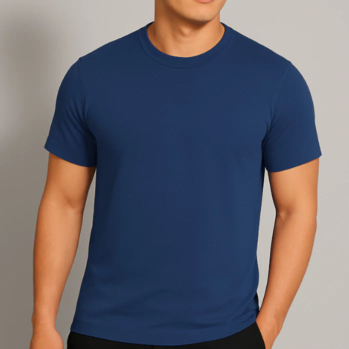 Camiseta Masculinas Modal Tencel Com Regulação Térmica Camisa para Academia