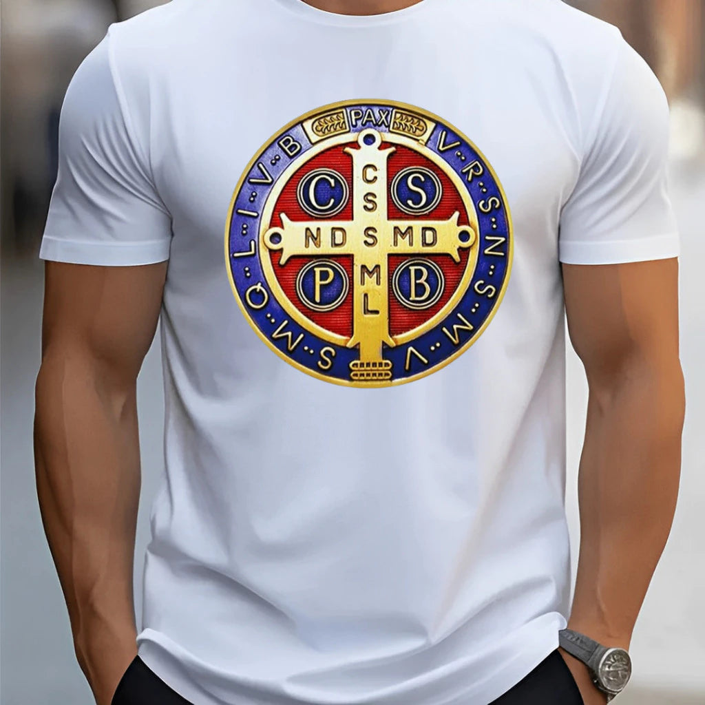 Camiseta Medalha Camisa de São Bento