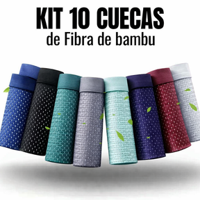 Kit Cuecas de Fibra de Bambu - Ultra Conforto