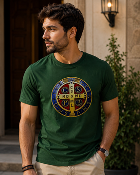 Camiseta  Medalha Camisa de São Bento