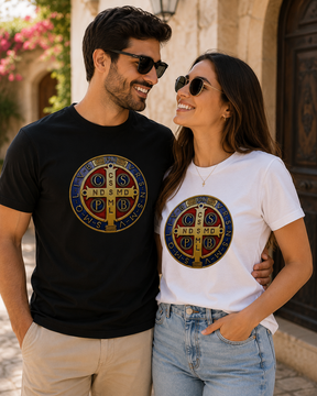 Camiseta  Medalha Camisa de São Bento