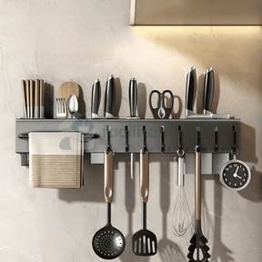 Porta-Utensílios Londres em Aço Inox Premium