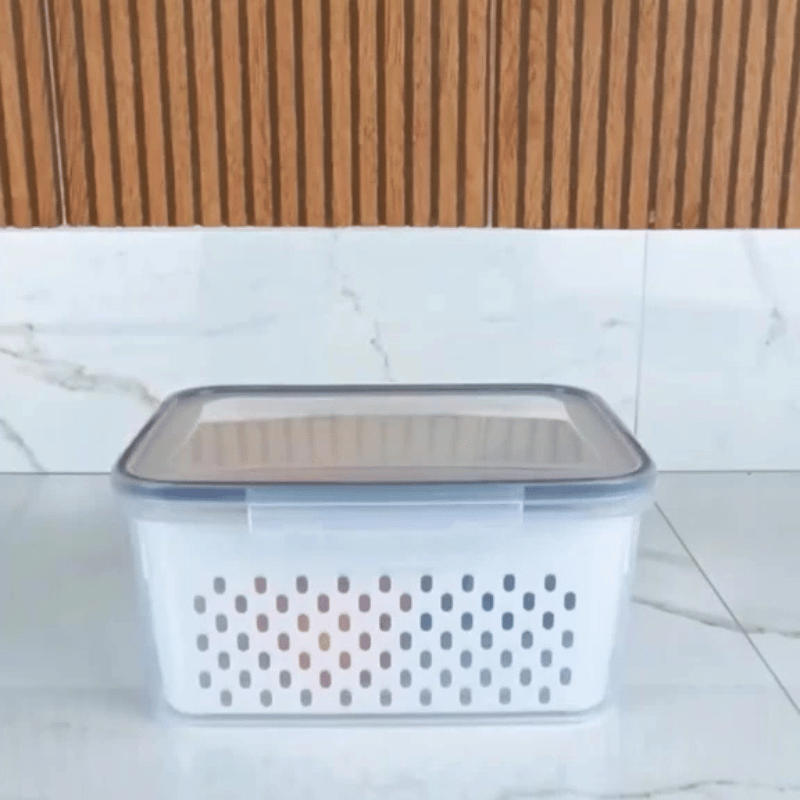 Kit 3 Organizadores Potes Hermético para Geladeira [E-Book de receitas grátis]