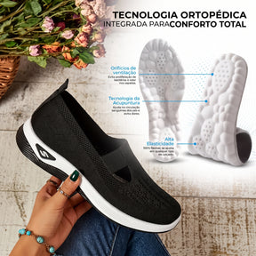 Tênis Ortopédico Ultra Comfort Calce Fácil + Palmilha Ortopédica 4D
