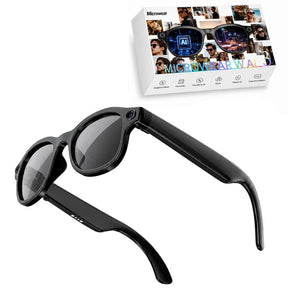 Óculos Microwear Inteligente Camera 13MP Áudio Bluetooth