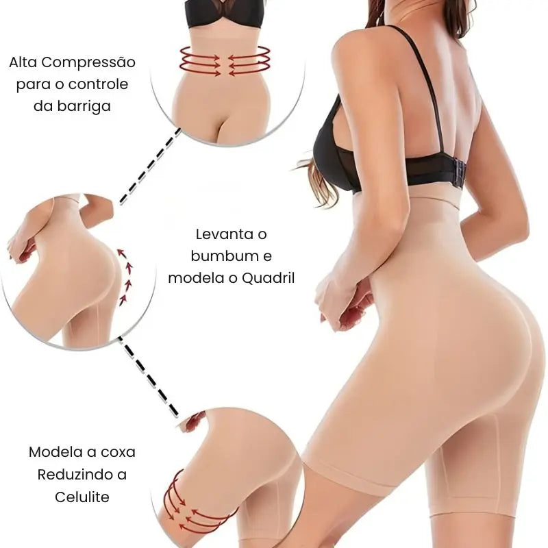 Short Cinta Modeladora | Confortável com Alta Compressão