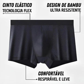 Kit Cuecas de Fibra de Bambu - Ultra Conforto