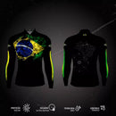 Camisa Camiseta Proteção Solar Agro e Pesca Gola Zíper New Fisher - NF41