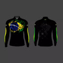 Camisa Camiseta Proteção Solar Agro e Pesca Gola Zíper New Fisher - NF41