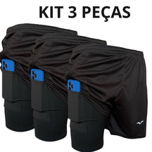 Shorts Masculino Bermuda Compressão Para Corrida e Treino
