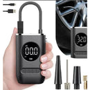 Bomba de Ar Portatil Compressor Inflator Multi-função 4 em 1 PowerBank 8kmah Bateria Calibrador de Carro Auto Pneu