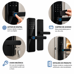 SecureKey Pro - A fechadura inteligente que Falicita a sua vida.