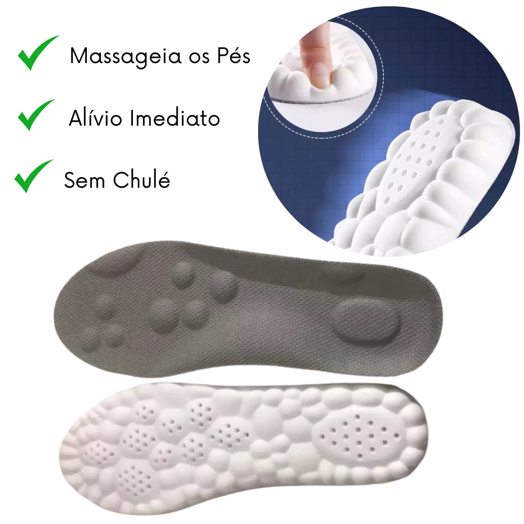 Palmilha Ortopédica 4D Ultra Confort