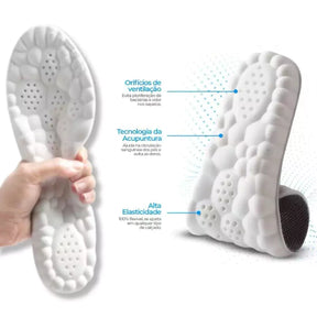Palmilha Ortopédica 4D Ultra Confort
