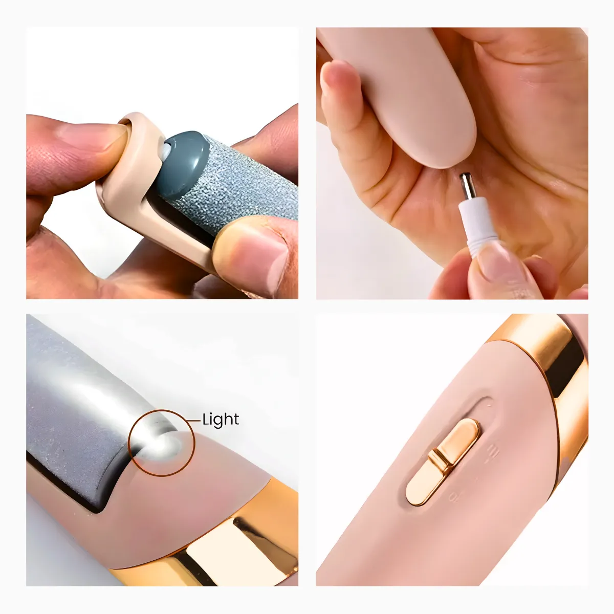 PediSmooth™ – Removedor Elétrico de Calos e Pele Ressecada