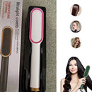 Escova Alisadora Bivolt 5 em 1 - Alisa, Hidrata, Modela, Alinha e Anti-Frizz