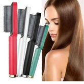 Escova Alisadora Bivolt 5 em 1 - Alisa, Hidrata, Modela, Alinha e Anti-Frizz